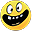 crazy smile emoji