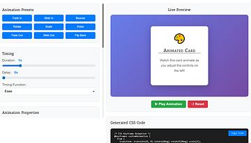 CSS Animation Generator