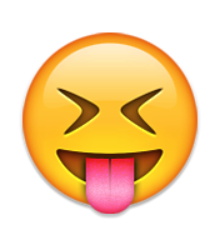 tongue out emoji